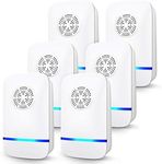 Ultrasonic Pest Repeller, 6 Packs, Electronic Indoor Pest Repellent Plug in for Mosquito,Mice,Roach,Spider,Insects