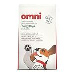 OMNI Vegan Dry Dog Food For Puppies 2kg | Protein Rich Natural Ingredients Biscuits | Plant Powered Kibble Backed by Vets | Supported By Science, Planet Friendly and Made in UK