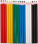 Sewing Marking Pencils, Tailors Chalk for Fabric (6 Colors, 18 Pack)