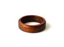 Sandalwood ring, Wood ring, Mens wedding ring, Engraved wood ring, Promise ring for him, 5th Anniversary wooden gifts, Monogram ring, Wooden band, Wood ring for women, Sandal wood, Personalized ring