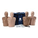 Prestan Products Prestan Professional Adult Dark Skin CPR-AED Training Manikin 4-Pack (with CPR Monitor)