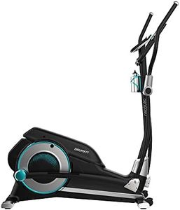 Cecotec Bicicleta Elíptica DrumFit Elliptical 9000 Eir Pro. Resistencia Magnética Regulable con Motor, Monitor LCD con Soporte para Dispositivos, Ruedas de Transporte, Botella y Portabotellas