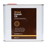 Furniture Clinic Danish Oil for Wood - Premium Oil to Enhance The Natural Beauty of Oak, Pine & More - Seal & Protect for a Satin Finish. 2.5L