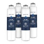 GLACIER FRESH DA29-00020B Fridge Water Filter, Compatible with Samsung DA29-00020B, HAF-CIN/EXP, DA29-00020A/B, DA29-00019A, Kenmore 46-9101, RF4267HARS for French Door Fridge, 4 Pack