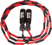 BodySport ZZR184 Beaded Jump Rope - Expand Your Workout Routine - Foam Handles for Firm Grip - 9 Ft. Rope