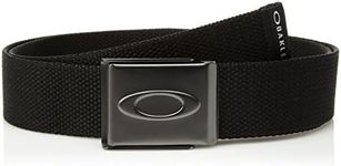 Oakley Men's Ellipse Web Belt, One Size, Blackout