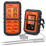 ThermoPro TP08 500FT Wireless Meat Thermometer for Grilling Smoker BBQ Grill Oven Thermometer with Dual Probe Kitchen Cooking Food Thermometer