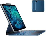 typecase Edge Keyboard Case for iPad Air 11-inch (M3 2025 / M2 2024)& iPad Pro 11 inch (4th/3rd/2nd/1st Gen),Magic Keyboard for Air 5th/4th Gen,Multi-Touch Trackpad,11 Colors Backlight,Pacific Blue