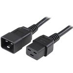 3 ft Heavy Duty 14 AWG Computer Power Cord - C19 to C20-14 AWG Power Cable - IEC 320 C19 to IEC 320 C20 Extension Cord