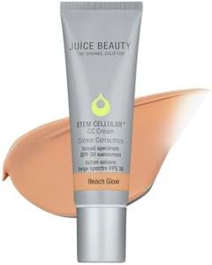 Juice Beauty Stem Cellular CC Cream with Mineral Zinc SPF 30, Beach Glow - Tinted Moisturizer & Color Corrector for Dark Spots and Redness - Radiant Dewy Finish, 50ml (1.7 fl oz)