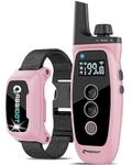 ABBIDOT Shock Collar for Dogs - [New Version] 3300Ft Dog Training Collar with Remote, 5 Training Modes Dog Shock Collar, Waterproof E Collar for Small Medium Large Dogs (10-130lbs) (Pink)