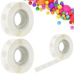 600 PCS Balloon Glue Dots, Removable Balloon Sticky Spots,Extra Strong Glue Dots Double Sided for Birthday Party Wedding Christmas Decorations and DIY Scrapbooking Craft. (600 PCS)