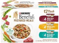 Purina Beneful Gravy Wet Dog Food Variety Pack, Prepared Meals Stew - (12) 10 oz. Tubs