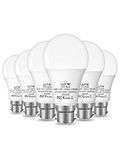 LUTW B22 Led Light Bulbs Bayonet, 100W Equivalent, Warm White 3000K, 12W 1200lm LED Bulbs, BC GLS Energy Saving Light Bulbs, Non-dimmable, Pack of 6