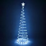 Yescom 6ft 182 LED Spiral Christmas