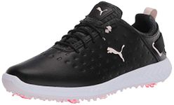 PUMA Golf Women's Ignite Blaze Pro Golf Shoe, Puma Black-Rosewater, 8