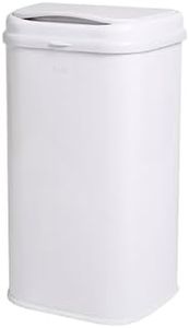 Ubbi Adult Diaper Pail, Steel Odor Locking, No Special Bag Required, Awards-Winning, Modern Design, White