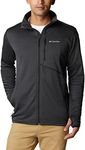 Columbia Men's Park View Fleece Full Zip Full Zip Fleece Jacket, black heather, Size L