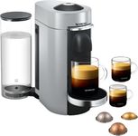 Nespresso Vertuo Plus Automatic Pod Coffee Machine for Americano, Decaf, Espresso by Magimix in Silver