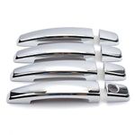 Dreamseek 8Pcs 4 Door Handle Cover Compatible with Chevy Malibu 2013 2014 2015 Cruze 09-15 Aveo Captiva Trax Buick Encore Exterior ABS Molding Protector Trim (Chrome Plated)