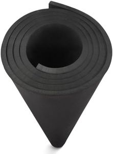MEARCOOH EVA Foam Cosplay Black 10mm Thick (1mm to 20mm) Large 35.5" x 59" Sheet Premium High Density 86 kg/m3 for Cosplay, Crafts Projects