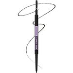 Maybelline New York Ultra Slim Defining Eyebrow Pencil Eye Brow Makeup, Black, 0.6 Grams