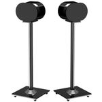 ELIVED Speaker Stands for Sonos Era 300, 807mm Height Speaker Holder Each Hold Up to 5KG, Floorstanding Shelf Surround Sound Speaker Stand with 2 Types of Foot Pads, Cable Management, 1 Pair, EV5026