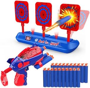 Dreamlandia Jouet Enfant 4 5 6-12 Ans Garcon, Spider Cible Pistolet Cadeau Garcon 10-12 Ans Pistolet Enfant Jouet Garcon 6 7 8 9 10 Ans Gel Blaster Pistolet a Bille Idée Cadeau Anniversaire