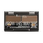 Rimmel London Brow This Way Eyebrow Powder Sculpting Kit, 2.4g