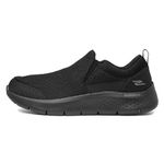 Skechers Men's Gowalk Flex-Athletic Slip-on Casual Loafer Walking Shoes with Air Cooled Foam Sneaker, Black, 9 X-Wide