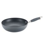 Anolon Advanced Home Hard Anodized Nonstick Stir Fry Pan/Wok/Skillet, 12 Inch, Moonstone