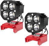2 Packs LED Work Light Compatible w
