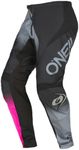 O'Neal Women's MX Pants (Black/Gray/Pink, 27-28)