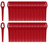 Pack of 100 Nylon Blade Set Compatible with Einhell BG-CT 18 Li, RG-CT 18 Li, GE-CT 18 Li, Plastic Blade PA6 Compatible with Einhell Grass Trimmer