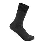 Carhartt Men's Heavyweight Synthetic-Wool Blend Boot Sock, Black, L