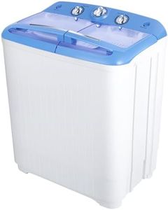 Wiltec Lavatrice da campeggio WT-6500 3,5 kg con Timer e Centrifuga Mini Lavatrice da viaggio