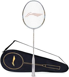 Li-Ning G-Force X5-79 Grams G6 Badminton Racket (White/Gold/Blue)
