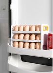 MosQuick® Egg tray box 30 eggs Egg Box Eggs Storage Box, Egg Container for Fridge, Egg Holder - Ideal Egg storage box for fridge Egg tray for fridge - Durable Egg Tray, Egg Crate, Egg holder