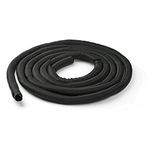 StarTech.com 15' (4.6m) Cable Management Sleeve - Flexible Coiled Cable Wrap - 1.0-1.5" dia. Expandable Sleeve - Polyester Cord Manager/Protector/Concealer - Black Trimmable Cable Organizer (WKSTNCM2)