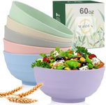 Wheat Straw Bowls Set 60 OZ Unbreak