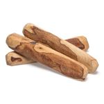 Dilecti Olive Wood Dog Chews - Dense And Hard Dog Treats Naturally Rich In Antioxidants, Enriched With Natural Olive Oil - S size (60-100g), pack of 3