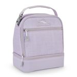 High Sierra Stacked Compartment Lunch Kit, Hushed Orchid Heather (Model 74714-A331), One Size