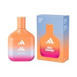 adidas Vibes Get Comfy Eau de Parfum For All, Relaxing and Comforting, Long Lasting Fragrance, Vanilla and Mandarin 100ml