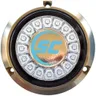 shadow-caster SCR-24 LED Underwater Boat Light - Bimini Blue - Bronze Housing - 90W Surface Mount - Tempered Glass Lens - IP68 Fully Submersible Waterproof