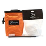 Psychi OG Waist Chalk Bag Starter Pack Bundle for Rock Climbing Bouldering Gym (Orange)