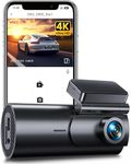 GKU 4K Dash Cam Front, Car Camera Dash Cam with Parking Monitor, WDR, 170° Angle, Super Night Vision, Wi-Fi APP Control, G-Sensor, Detachable Design, Easy Installation, Max 256G