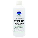 Food Grade Hydrogen Peroxide - Purest Grade 3% - 500ml - Unstabilized and Additive Free - 10 Vols