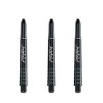 Winmau Prism Force Dart Shafts, Force Grip Zone Stems, Short 36mm, Black (3 Sets)