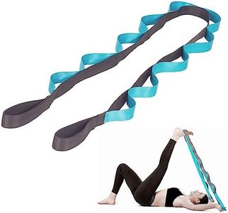 HCE Stretch Strap, Loop Yoga Stretch Strap, Non-elastic Stretch Strap for Stretching, Physical Therapy, Pilates, Dance, Gymnastics, and Athletic Trainers