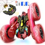 Remote Control Cars for Kids,vicia Double Sided 360° Rotating Toys for Boys Age 3-9 RC Car 5-9 Year Old Boy Gifts Stunt Car with Headlights Birthday Gifts for Kids Toys for 4-8 Year Old Boys